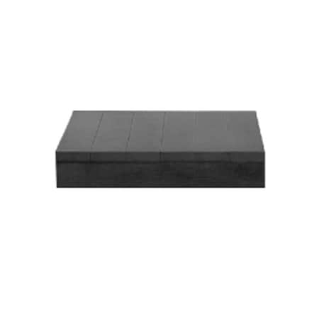 Whitehaus Antonio Miro Wall Mount Iroko Wood Shelf, Ebony Wood AMMT06